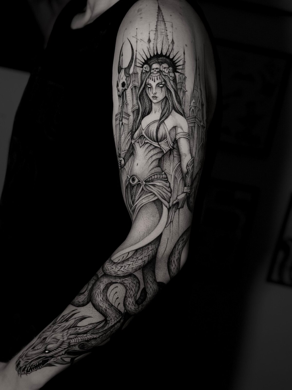 Angel — Goddess sleeve