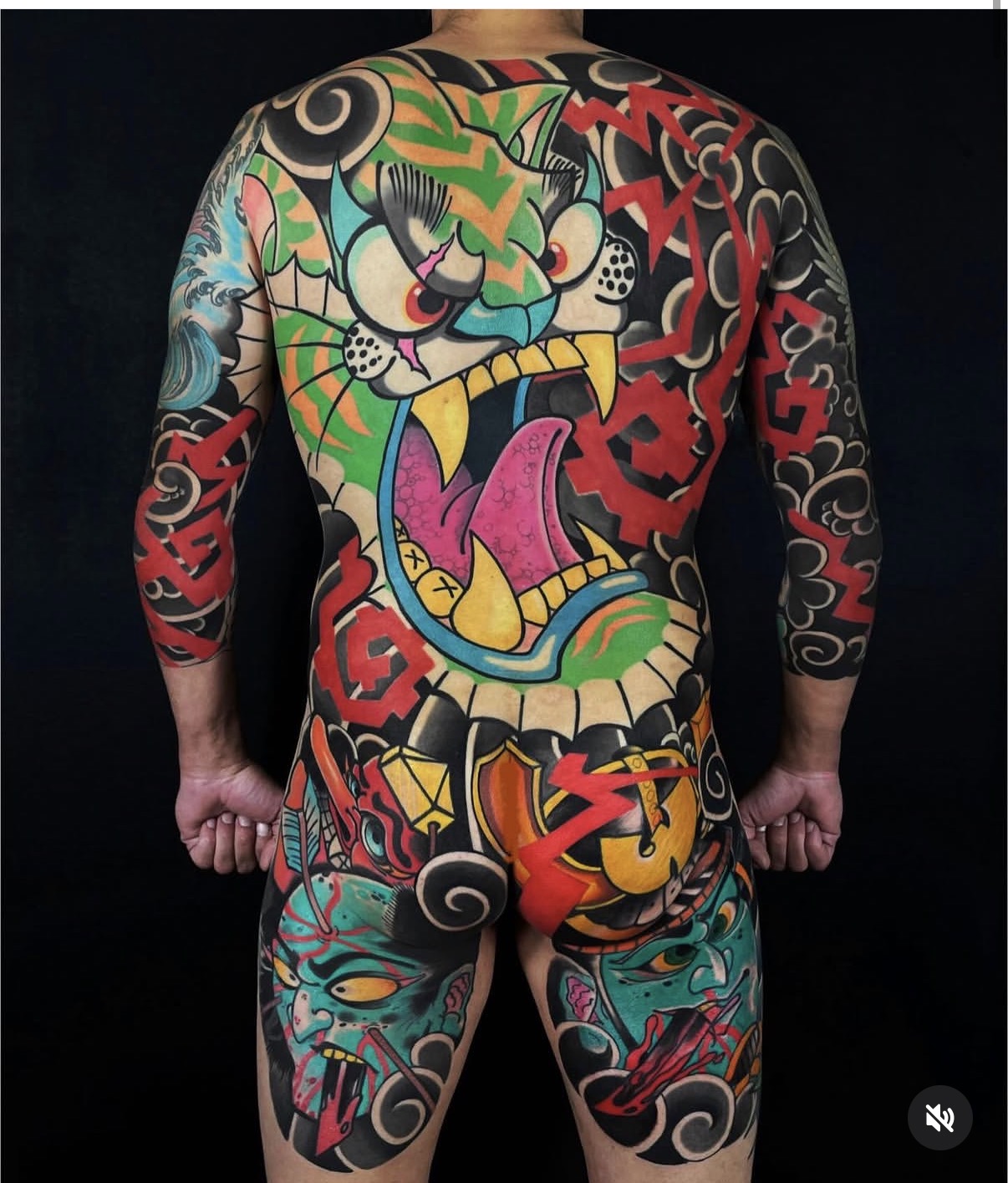 Davee Blows — Full Japanese back piece